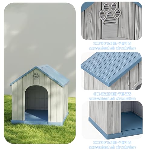 Dog House Indoor Outdoor (Blue / 26.26*24.57*25.83)