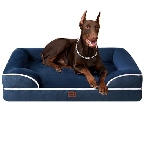 Orthopedic XXL Dog Bed (Navy / 48.0"l X 35.0"w X 8.0"th)