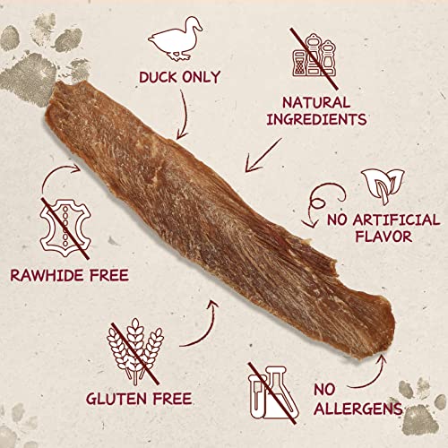 Dog Treats Jerky Duck Crisp Flakes