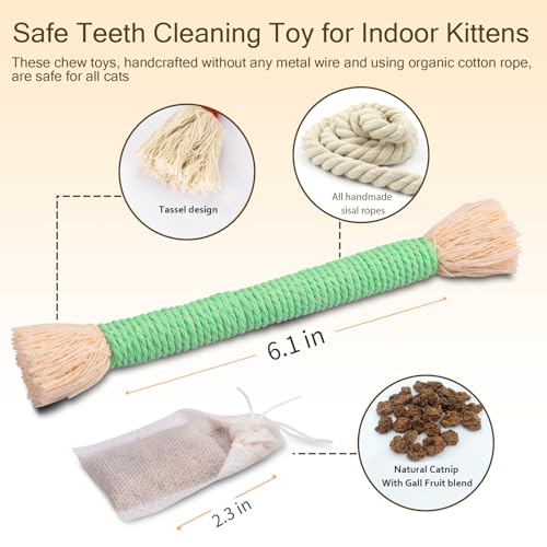 Catnip Cat Toys Rope (6.1 in)