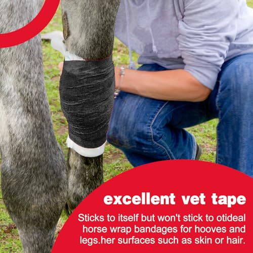 36 Pack Self Adhesive Bandage Wrap (Black)
