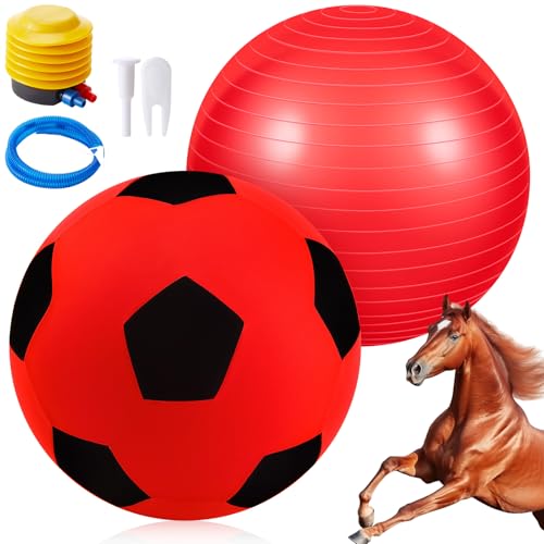 Giant 40 Inch Herding Balls with Ball Cover (Red Color / 40 Inch / Stylish)