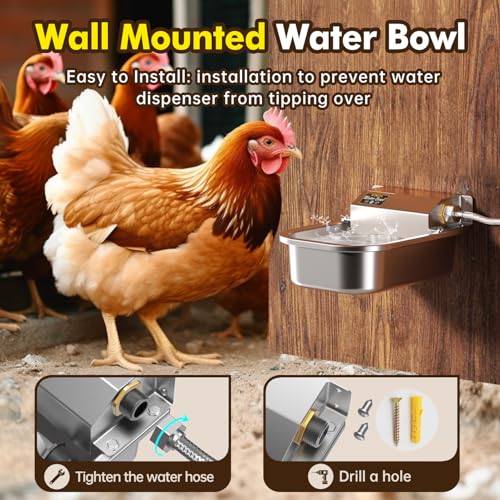 Automatic Water Dispenser for Dogs (A Silver / 3L)