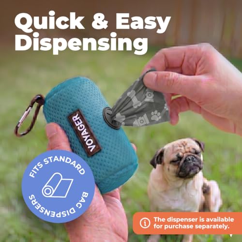 Poop Bags for Dogs (Gray / 150 Bags)