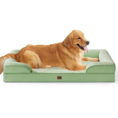 Orthopedic Extra Large Dog Bed (Sage Green / 44.0"l X 32.0"w X 6.5"th)