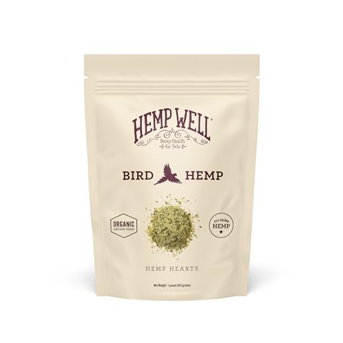 Organic Hemp Hearts for Birds (1 Pound (Pack of 1))