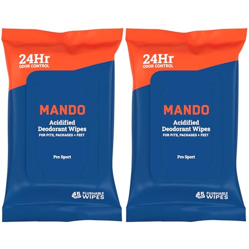 Deodorant Wipes (45 Count (Pack of 2))