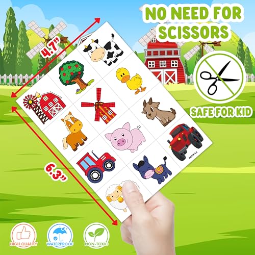 96 PCS Farm Barnyard Animal Pre (Normal)