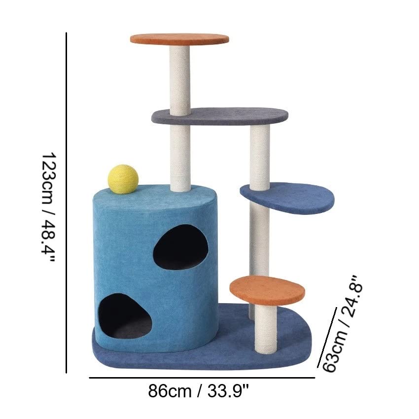 Cat Tree House Condo Furniture Climbing Tower Multi