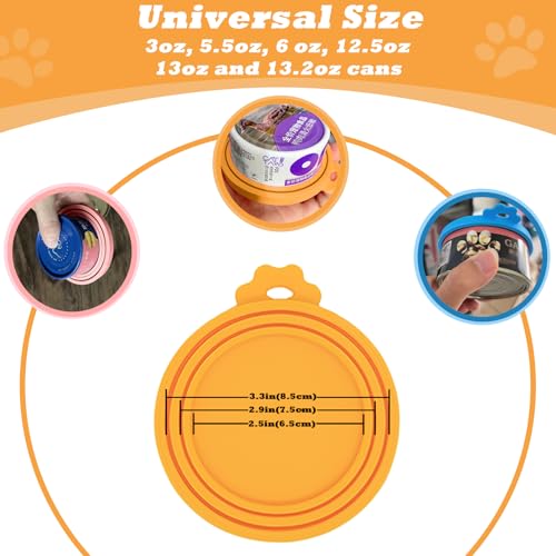 Cat Treat Spoon Squeeze & 3 Pcs Can Lids (Treat spoon / Multi-colored)