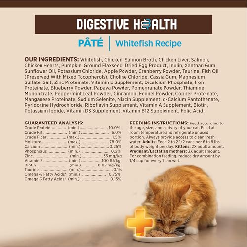 CORE+ Digestive Health Pate Adult Canned Wet Cat Food (3 Ounce (Pack of 12))