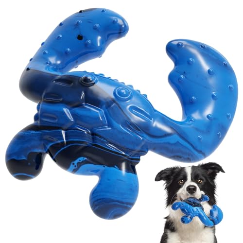 Dog Chew Toys for Aggressive Chewers (Blue Black / Large)