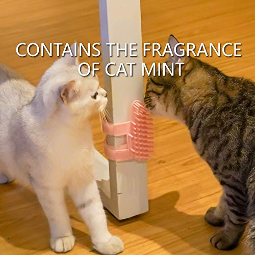 Cat Pet Self Grooming Comb Brush (Small / Blue)