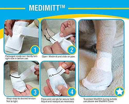 Medimitt Paw Bandages for Dogs (X-Large 20-pack)