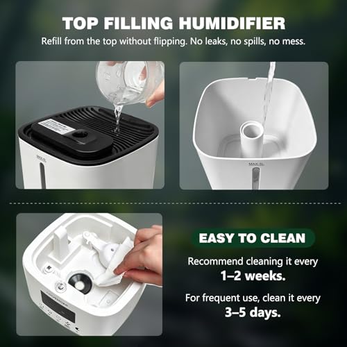Reptile Fogger Humidifier (White / 5L/1.32Gallon)