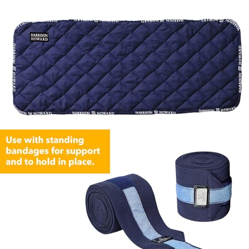 Quilted Horse Leg Wraps (Large / Navy)