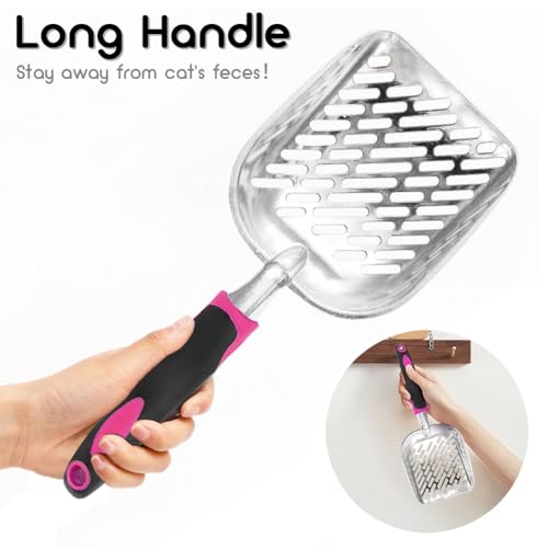 Cat Litter Scoop (L / Rose Red)