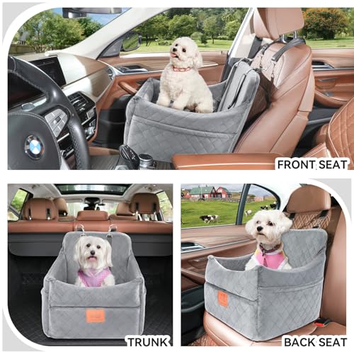 Dog Car Seat for Small (Gray)