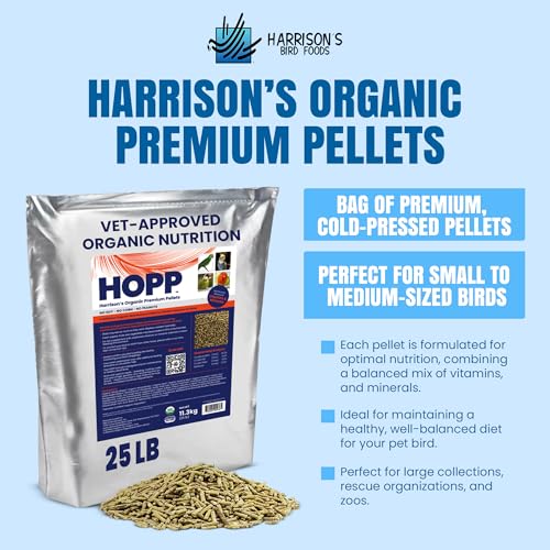 Harrison's Organic Premium Pellets HOPP (25 Pound (Pack of 1))