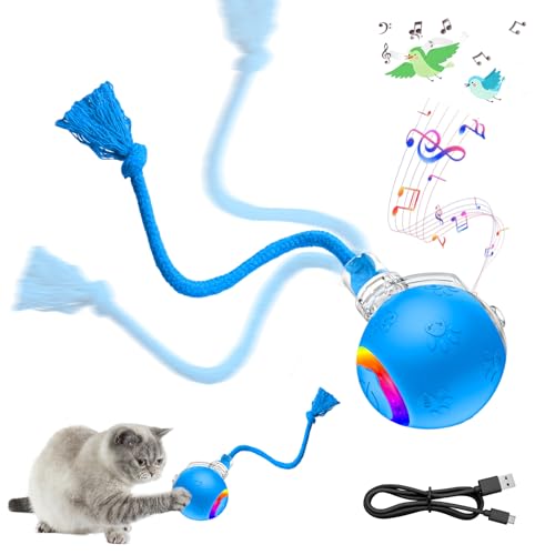 Smart Cat Ball Toy (B -Blue)