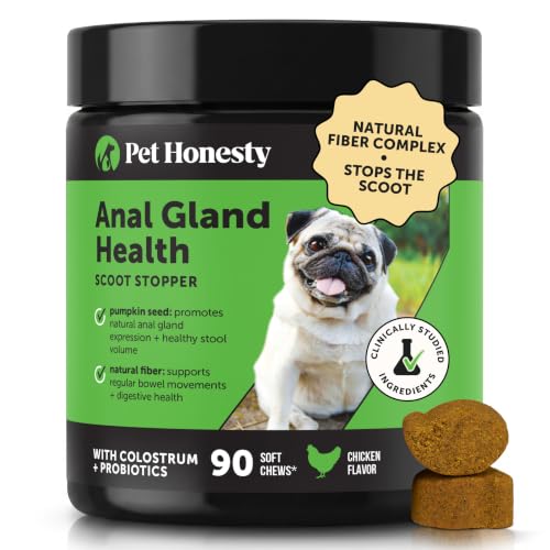 Scoot Stopper Anal Gland Chews for Dogs with Pumpkin (90 ct Chews)