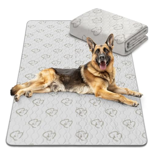 Washable Pee Pads for Dogs (Khaki / 30" x 70" (1 Pack))