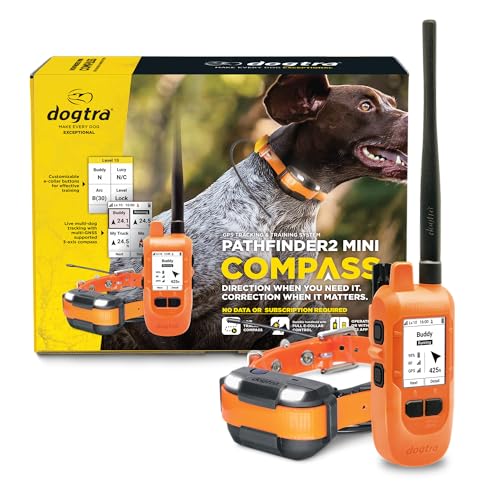PATHFINDER2 MINI Compass Live GPS Dog Tracking & Training System (Pathfinder 2 Compass / 25 lbs and up)