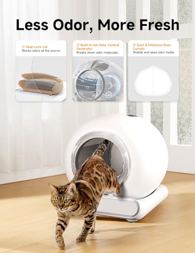 Self Cleaning Litter Box (White)