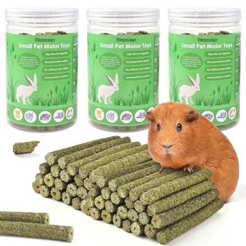 114PCS Timothy Hay Sticks for Rabbits (1.88 Pound (Pack of 1))