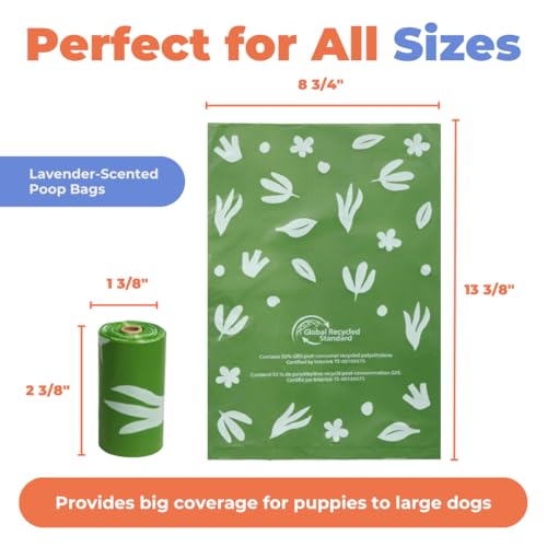 GRS Poop Bags for Dogs (GRS Green / 600 Bags)