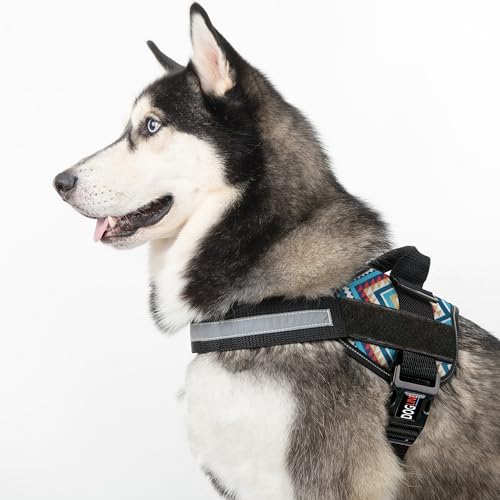 Dog Harness Reflective No (Aztec Design / Girth 15" to 18")