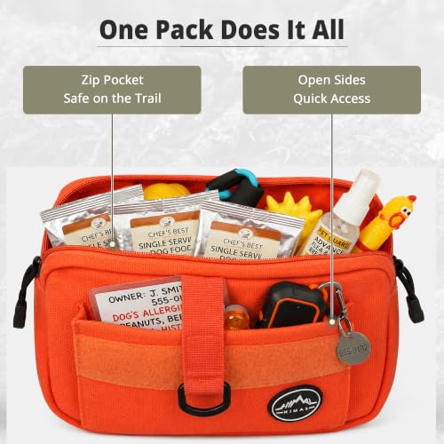 Dog Backpack & Saddle Bag (Orange)