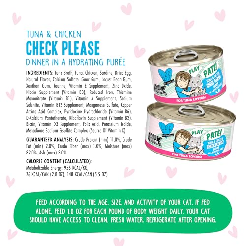 B.F.F. Play Best Feline Friend Paté Lovers (5.5 Ounce (Pack of 8))