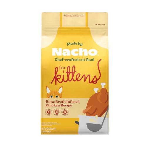 Kitten Dry Kibble Infused with Bone Broth (2 Pound (Pack of 1))