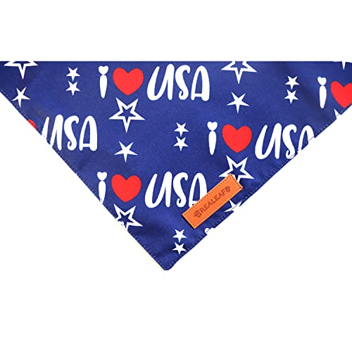 4th of July Dog Bandanas 2 Pack (American Flag / X-Large)