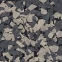 Extreme Rubber Gym Tiles (1 Tile (2' x 2') - 4 Sq Ft / 95% Dark Greys)