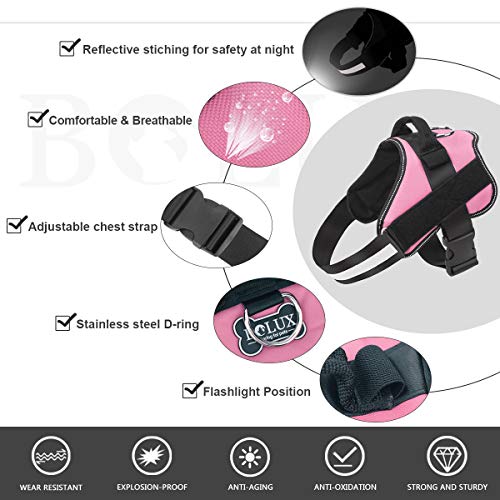 Dog Harness No (Small (Pack of 1) / Pink)