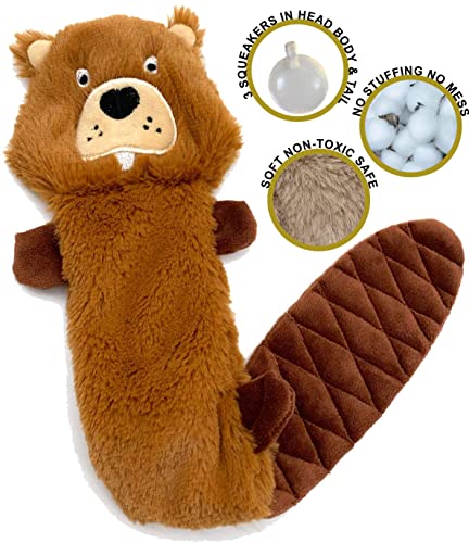5 Pack Stuffingless Dog Squeaky Toys Dog Toy w (3 Pack - Squeaky)