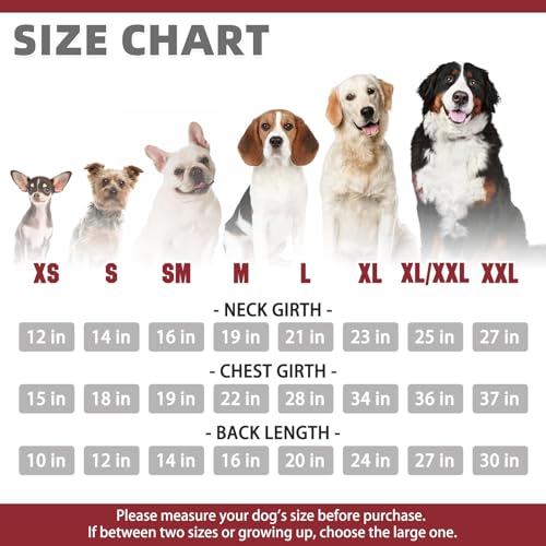Dog Hoodie for Large Medium Small Dogs (Deep Red / Small/Medium)