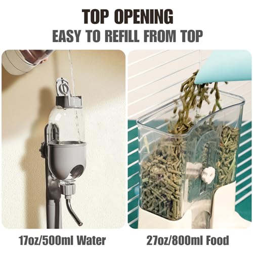 Automatic Pet Food Water Dispenser (Gray)