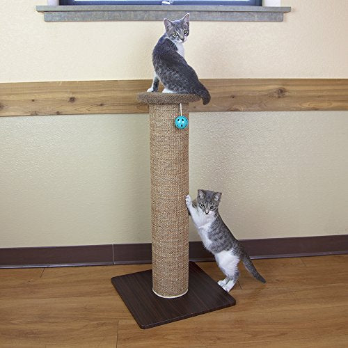 Tall Sisal Cat Scratching Post (B) Scratching Post (Tan))