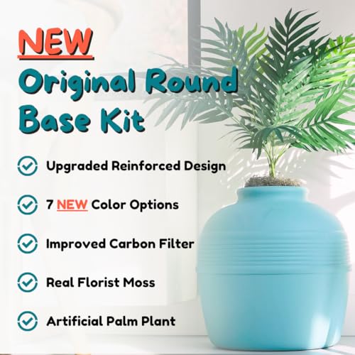Original Hidden Litter Box Planter (Caribbean Blue)