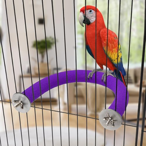 U Shaped Large Parrot Perch (Large / Purple)