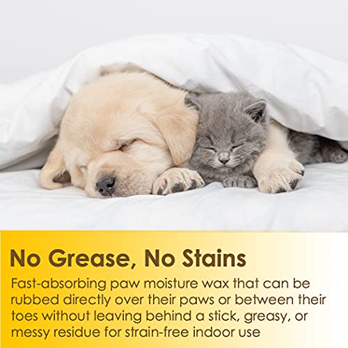 Organic Paw Wax for Dogs and Cats (2 Pack * 0.18 OZ)