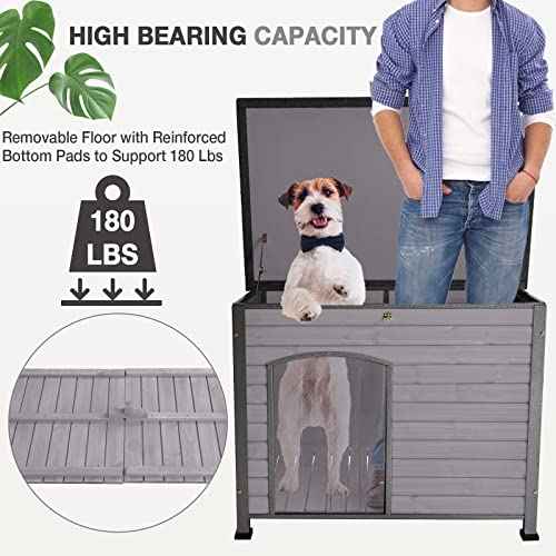 Dog House Outdoor Insulated Dog House for Small Medium Large Dogs