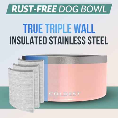 Coldest Dog Bowl (200 oz / Forever Pink Glitter)