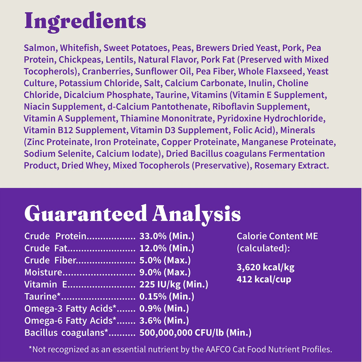 Holistic Indoor Dry Cat Food