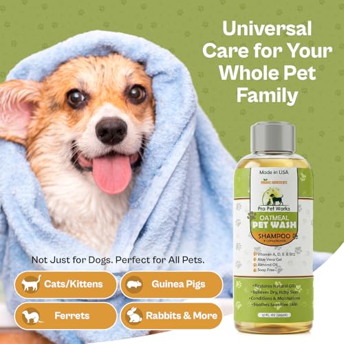Oatmeal Dog Shampoo and Conditioner for Allergies