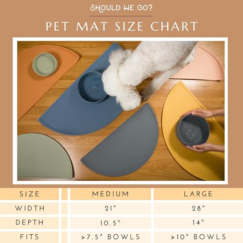 Silicone Dog Food Mat (Sage / Large)