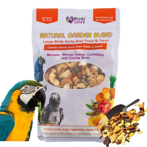 All Natural Garden Blend Bird Food for Parrots 2lb (2 Pound (Pack of 1))